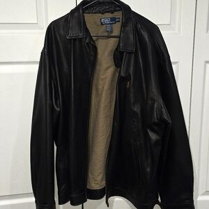 Polo Ralph Lauren XXL leather coat